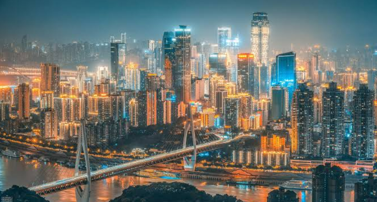 cyberpunk city of china